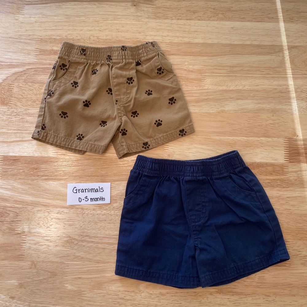 Granimals baby boy shorts 0-3 month